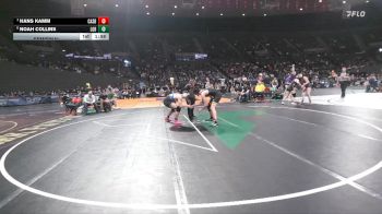 4A Boys 165 lbs Semifinal - Hans Kamm, Cascade Boys vs Noah Collins, La Grande Boys