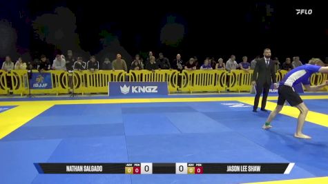Nathan Salgado vs Jason Lee Shaw 2025 Pan IBJJF Jiu-Jitsu No-Gi Championship