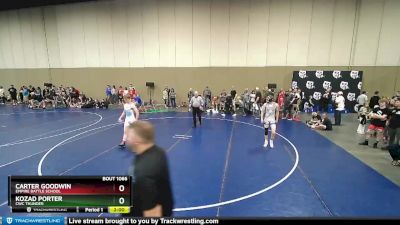 140 lbs Round 3 - Kozad Porter, CWC Thunder vs Carter Goodwin, Empire Battle School