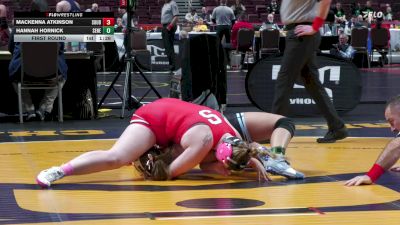 190 lbs First Round - MacKenna Atkinson, Souderton-G vs Hannah Hornick, Seneca Valley-G