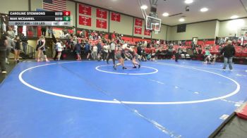 138 lbs Consi Of 8 #1 - Caroline Stemmons, Kiefer High School vs Mak McDaniel, Kiefer High School
