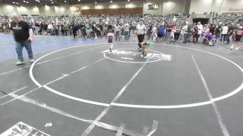 53 lbs Quarterfinal - Trenton Boisa, Warriors Of Christ vs Clay Ritter, Fallon Outlaws WC