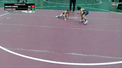 47 lbs Round 5 (6 Team) - Weston Owens, Panhandle Pitbulls vs Connor Poe, Mat Assassins