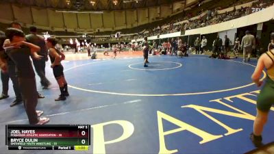 80 lbs Cons. Round 3 - Joel Hayes, Poquoson Athletic Association vs Bryce Dulin, Smithfield Youth Wrestling