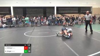 93 lbs Prelims - Jesse DeNegri, Buxton Elite ES vs Nicholas Singer, Broad Axe Wrestling Club Red