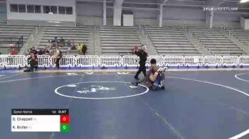 132 lbs Consolation - Dylan Chappell, PA vs Kyren Butler, OH