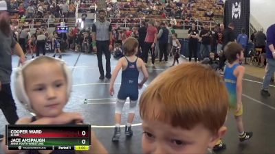 47 lbs Cons. Round 2 - Cooper Ward, Elder vs Jace Amspaugh, Anna Youth Wrestling