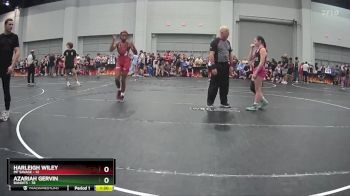 115 lbs Round 1 (10 Team) - Azariah Gervin, Bandits vs Harleigh Wiley, MF Savage