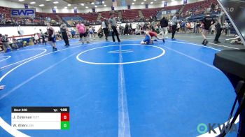 76 lbs Final - Jasper Coleman, Tuttle Elite Wrestling Club vs Wyler Allen, Lions Wrestling Academy