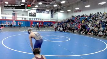 125 lbs Finals (2 Team) - Aidan Gruenenfelder, Loras vs Ethan Staples, Alvernia University