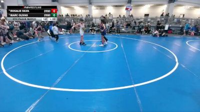 120 lbs 5th Place Match - Rosalie Silva, El Paso Wildcats Wrestling Club vs Marc Olivas, El Paso Wildcats Wrestling Club