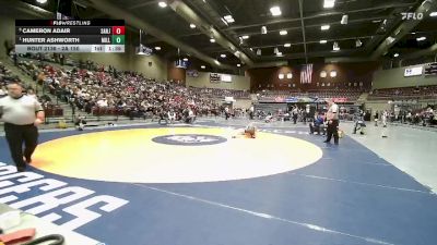 2A 150 lbs Quarterfinal - Hunter Ashworth, Millard vs Cameron Adair, San Juan