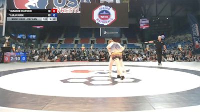 207 lbs Semis - Maddie Hayden, Michigan vs Lulu Kirk, Kansas