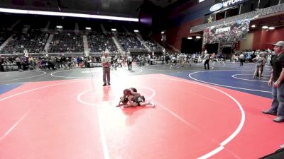 62 lbs Quarterfinal - Gatlin Steinseifer, Thorobred WC vs Bradley Peterson, Top Of The Rock WC