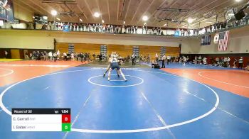 165 lbs Round Of 32 - Chase Carroll, Seton Hall Prep vs Isaam Gaber, Montville