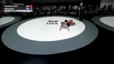 285 lbs Matthew Cooley, SJWA - San Joaquin Wrestling Association vs Brian Haas, LAWA - Los Angles Wrestling Association