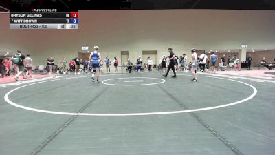 110 lbs 5th Place Match - Jacoby Crocker, MO vs Aiden Fernandez, KS