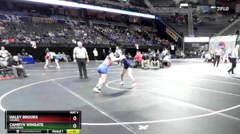 105 Class 1 lbs Quarterfinal - Haley Brooks, Holden vs Camryn Wingate, California