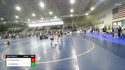 132 lbs Cons. Round 2 - Hunter McBride, Ridgeline vs Caleb Sorensen, Ridgeline