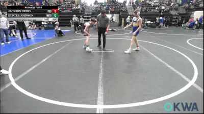 Rr Rnd 1 - Aaron Chavez JR., Del City Little League vs Hunter Ramey, Mustang Bronco Wrestling Club