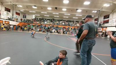 89-90 lbs Round 1 - Weston Haun, Shoshoni Junior High School vs Connor Fetter, Powell Middle School