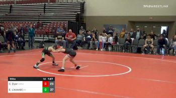 55 lbs Semifinal - Caleb Dyer, Kansas Marshals vs Evan Lisowski, M2 Training Center (PA)