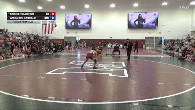 110 lbs Quarterfinal - Anika Del Castillo, Mt. San Antonio College vs Charis Tolentino, Palomar College
