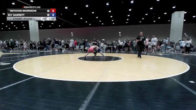 82 lbs Champ. Round 1 - Bryston Morrison, OK vs Ely Garrett, OK