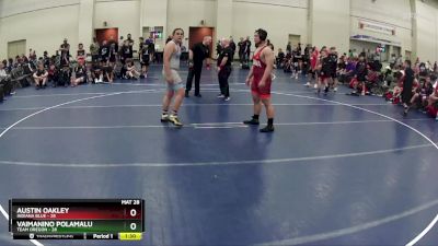 275 lbs Quarterfinals (8 Team) - Vaimanino Polamalu, Team Oregon vs Austin Oakley, Indiana Blue