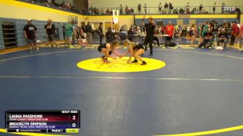 108 lbs Round 4 - Lahna Passmore, Chase County Wrestling Club vs Brooklyn Simpson, Kansas Young Guns Wrestling Club