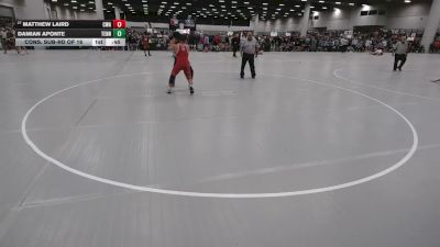 138 lbs Cons. Sub-rd Of 16 - Matthew Laird, Callan Wrestling Academy vs Damian Aponte, Tennessee