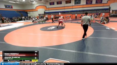 285 lbs Champ. Round 1 - Noah Nieberle, Milwaukee School Of Engineering vs Edison Guarcas, Rhode Island