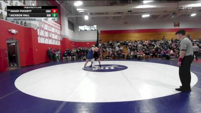 215 lbs Quarterfinal - Isaiah Puckett, Concord vs Jackson Hall, Bow
