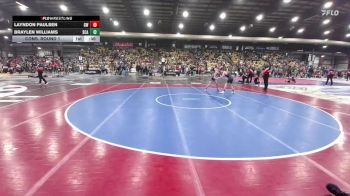 110 lbs Cons. Round 1 - Layndon Paulsen, Governor Wrestling vs Braylen Williams, Stanley County AAU