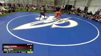 160 lbs Placement Matches (16 Team) - Angelo Posada, California vs Eric Hodge, Florida