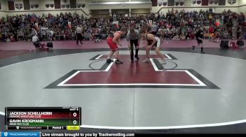 J-18 lbs Round 1 - Jackson Schellhorn, Krakow Wrestling Club vs Gavin Krogmann, Indee Mat Club