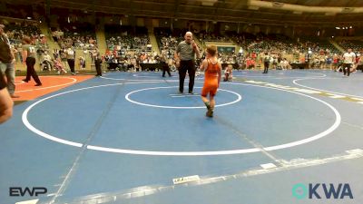 55 lbs Quarterfinal - Maisyn Malone, Bartlesville Wrestling Club vs Kryton Fechner, Cushing Tigers