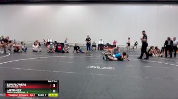 62 lbs Round 5 (10 Team) - Jacob Gee, Pedraza Wrestling vs Levi Flowers, Grindhouse