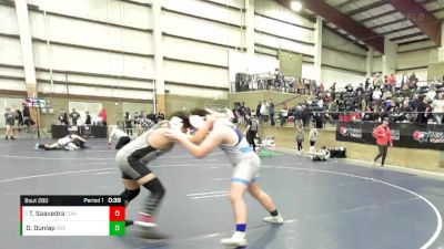 250 lbs Quarterfinal - Tomas Saavedra, COWA vs Dex Dunlap, Oregon