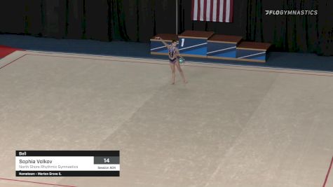 Sophia Volkov - Ball, North Shore Rhythmic Gymnastics Center - 2021 Rhythmic Elite Qualifier
