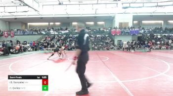 126 lbs Semifinal - Braylon Gonzalez, Xavier vs Isaac Quiles, East Hartford