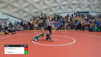 55 lbs Quarterfinal - Grey Rothrock, Seneca Valley vs Trace Skeba, South Fayette