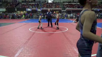 66 lbs Cons. Round 2 - Colter Zabransky, Stillwater Gladiators vs Bram Jones, Fort Benton Longhorn Wrestling