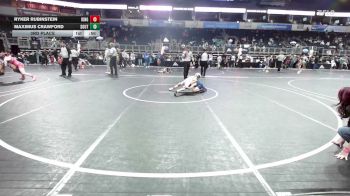 64 lbs 3rd Place - Ryker Rubinstein, King Select Wr Ac vs Maximus Crawford, South Moore Saber Cats