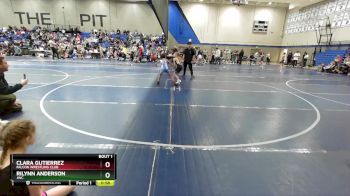 60 lbs Quarterfinal - Clara Gutierrez, Falcon Wrestling Club vs Rilynn Anderson, JWC