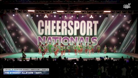 The Stingray Allstars - Navy [2026 L3 Senior Coed - Medium Day 1] 2026 CHEERSPORT National All Star Cheerleading Championship