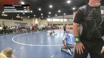 55 lbs Round 3 (6 Team) - Nicholas Dennis, Alabama Elite Blue vs Collin Gandee, North Desoto Wrestling Academy