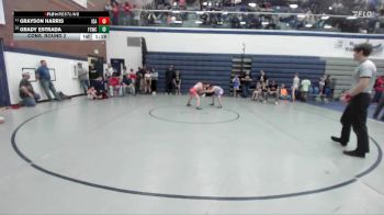 85 lbs Cons. Round 2 - Grayson Harris, Idaho vs Grady Estrada, Fighting Squirrels Wrestling Club