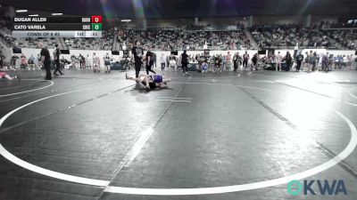 70 lbs Consi Of 8 #2 - Dugan Allen, Barnsdall Youth Wrestling vs Cato Varela, Chickasha Wrestling