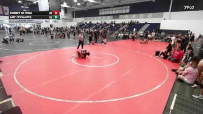 130 lbs Cons. Semi - Amy Cervantes, Livewire vs Sydney De Sena, Reign WC